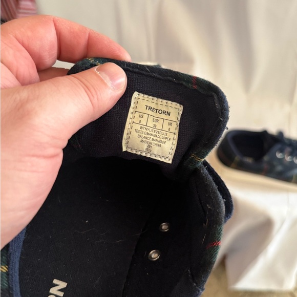 Tretorn Plaid Sneakers - Black, Green, Red - Picture 4 of 4